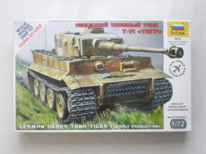 ZVEZDA 1/72 5002 TIGER I EARLY PRODUCTION